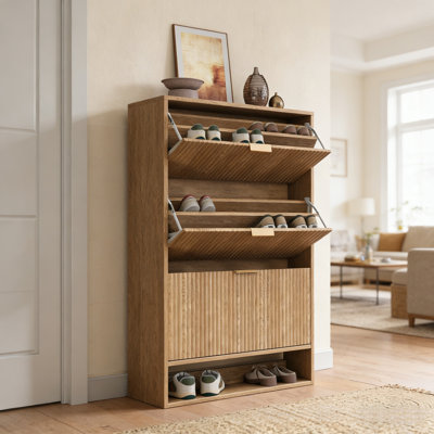Armoire à chaussures haute Oak