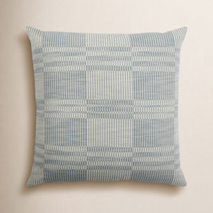 Nieve Plaid Cotton Throw Pillow