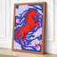 Rearing Horse in Motion Modern - Wrapped Canvas-624498226-624498224