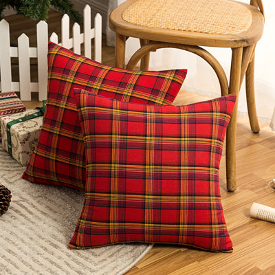 Housse de coussin rectangulaire 100% coton