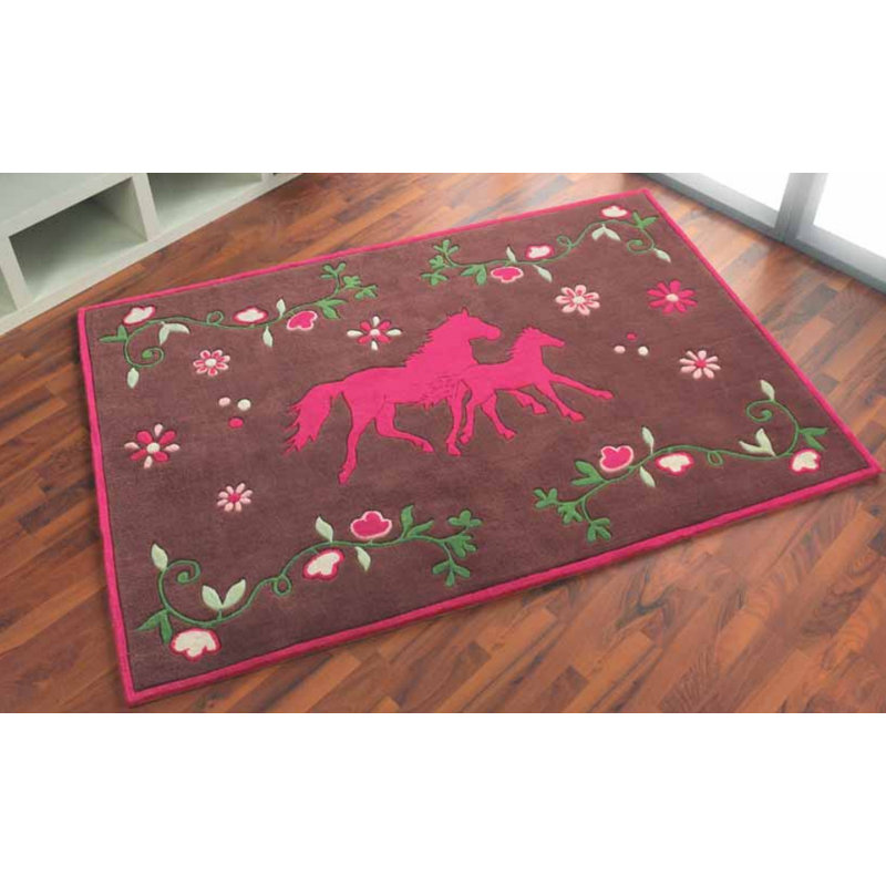 Horse Friends Area Rug, Rectangle 110 x 170cm