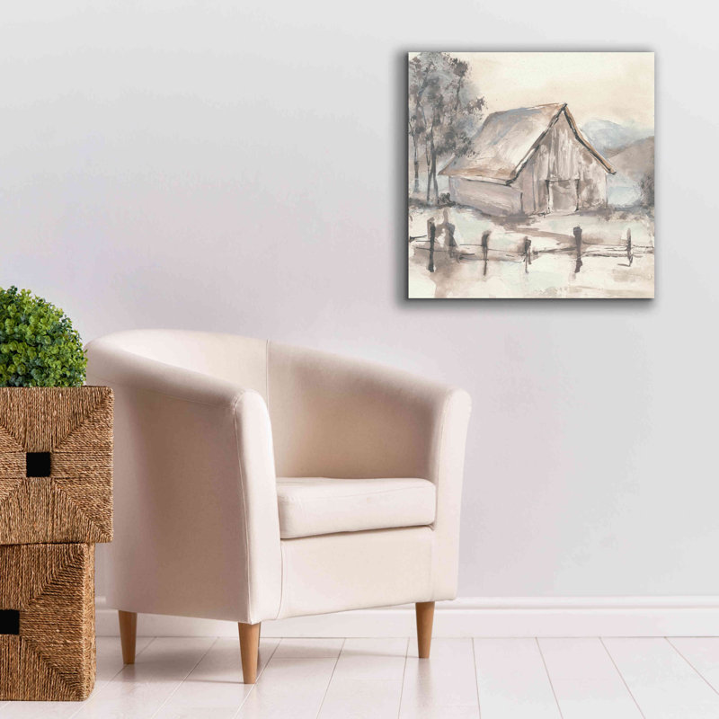 «Barn VII» par Chris Paschke, H 26 po x l 26 po x P 1,5 po
