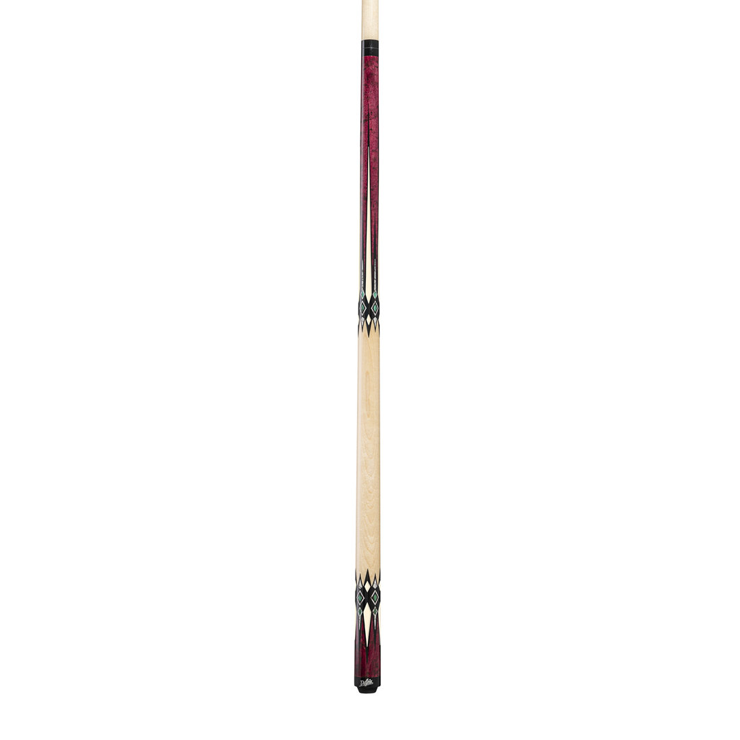 Brunswick Dufferin Pool Cue - Painted Maple with Sleek Wrapless Handle, High-Quality Tip, and Modern Gloss Dufferin