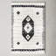 Metro Power Loom Ivory/Black Rug-605871992