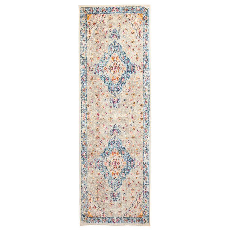 Daria Grey Rug 2'8" x 8'2", Runner 2'8" x 8'2"