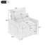 Fauteuil d'appoint 31,9 po Modern-1515151065