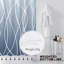 Ensemble de rideau de douche avec crochets Ombre-1951307475