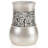 Creative Scents Crackled Glass Silver Bathroom Tumbler Cup