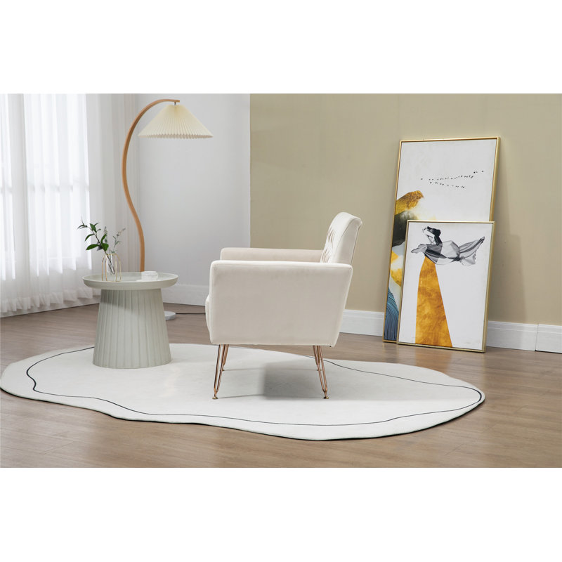 Fauteuil club de loisirs Witby 31,10 po, Velours beige