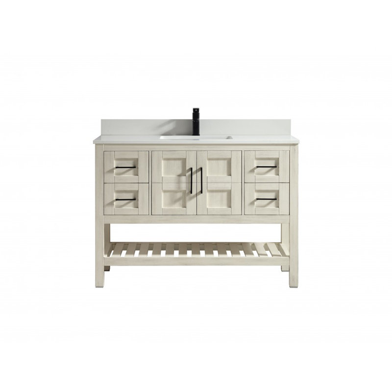 Base de meuble-lavabo simple 47 po seulement, L 42,5 po x L 72 po