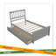 Lit plateforme simple avec deux tiroirs-2028438165