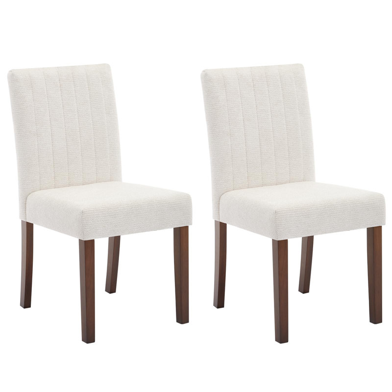 Ensemble de 2 chaises de salle à manger parsons capitonnées Parsons