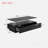Modern Rectangular Coffee Table With Led Lights, 2 Drawers And Open Storage Shelf-769219624
