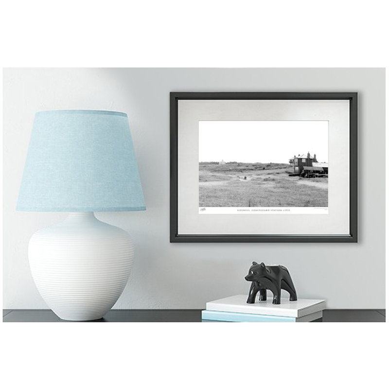 Sizewell, Coastguard Station C1955 by Francis Frith - Single Picture Frame Print, 40cm H x 50cm W x 2.3cm D