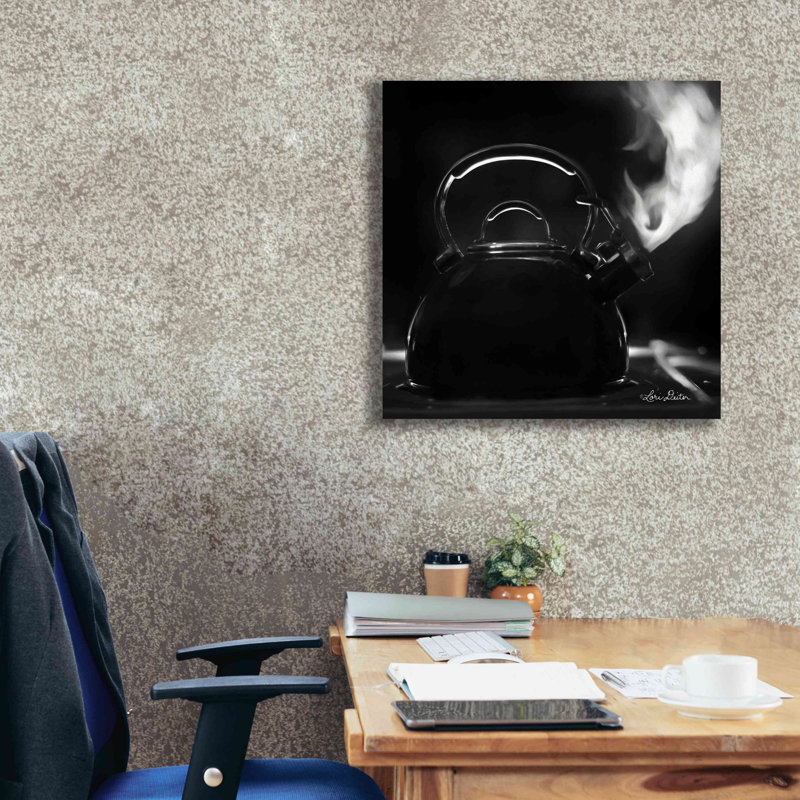 «Tea Time II» par Lori Deiter, art mural sur toile, H 26 po x l 26 po x P 1,5 po