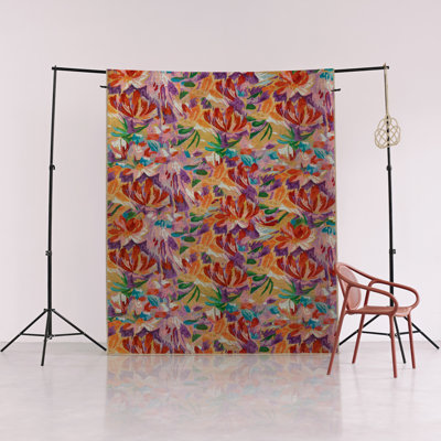 Multi-Coloured Floral Design Mixed Floral Patterned Creative Modern Decorative Rug