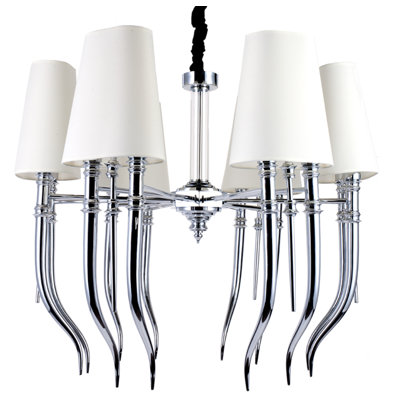 Sonya 12 - Light Shaded Chandelier