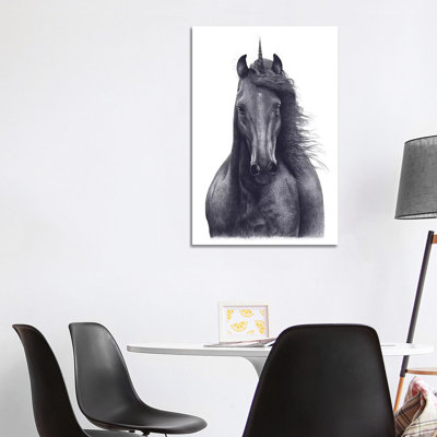 Unicorn by Valeriya Korenkova - Wrapped Canvas Print