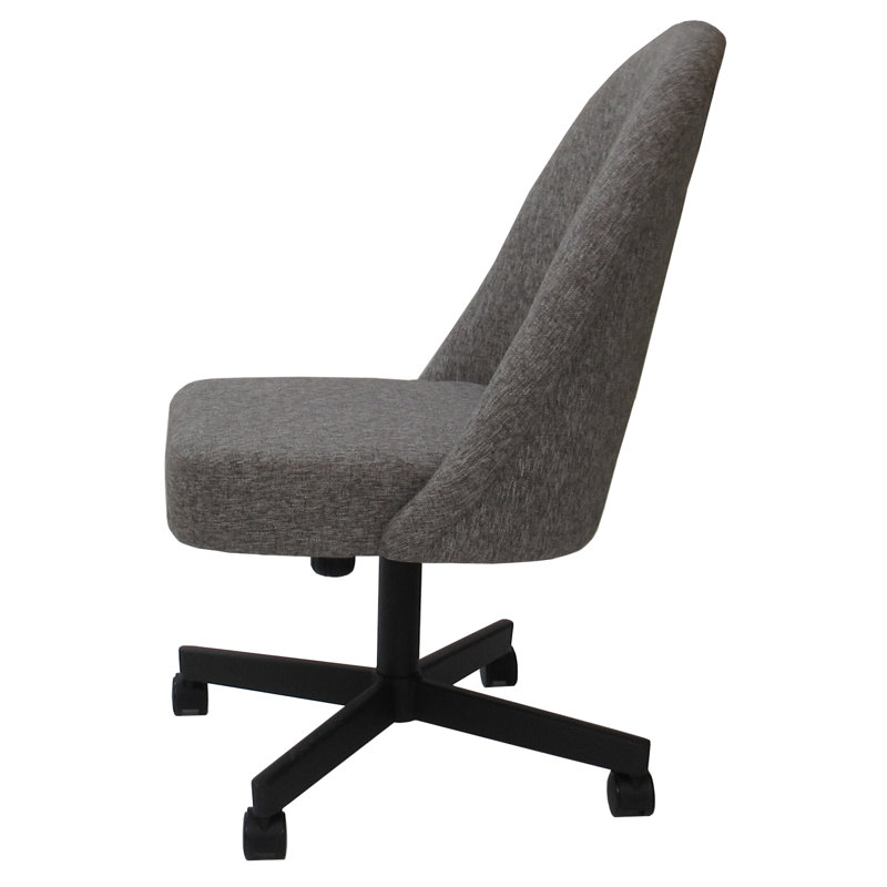 Chaise d'appoint rembourré, Noir, Gris Mojave