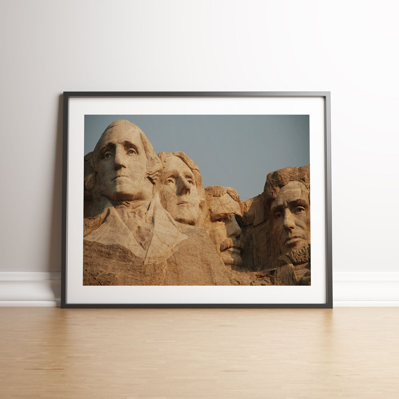 Mount Rushmore by Vouvart - Single Picture Frame Print