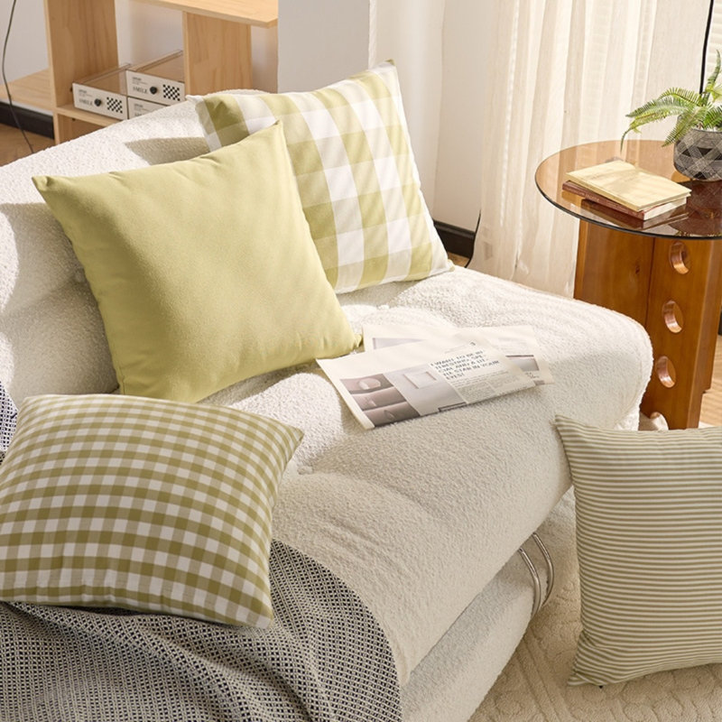 4 Pack Throw Pillow Cover Set Decorative Cushion Covers