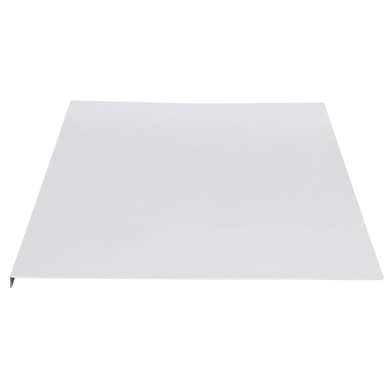 Large Non-Slip  L  Shape Pastry Board Stainless Steel Chopping Board