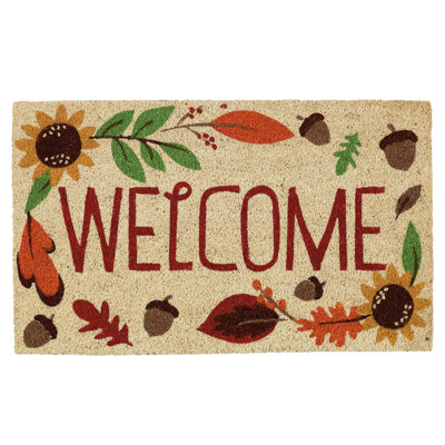 Hysley Non-Slip Thanksgiving Outdoor Doormat