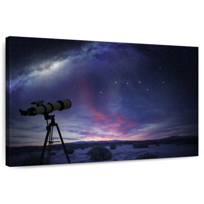Oberle Observing The Milky Way And Stars