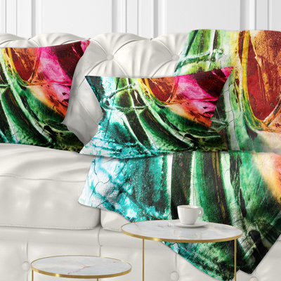 Bouddha abstrait Bouddha - Coussin imprimé abstrait