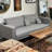 Upholstered 89'' Sofa
