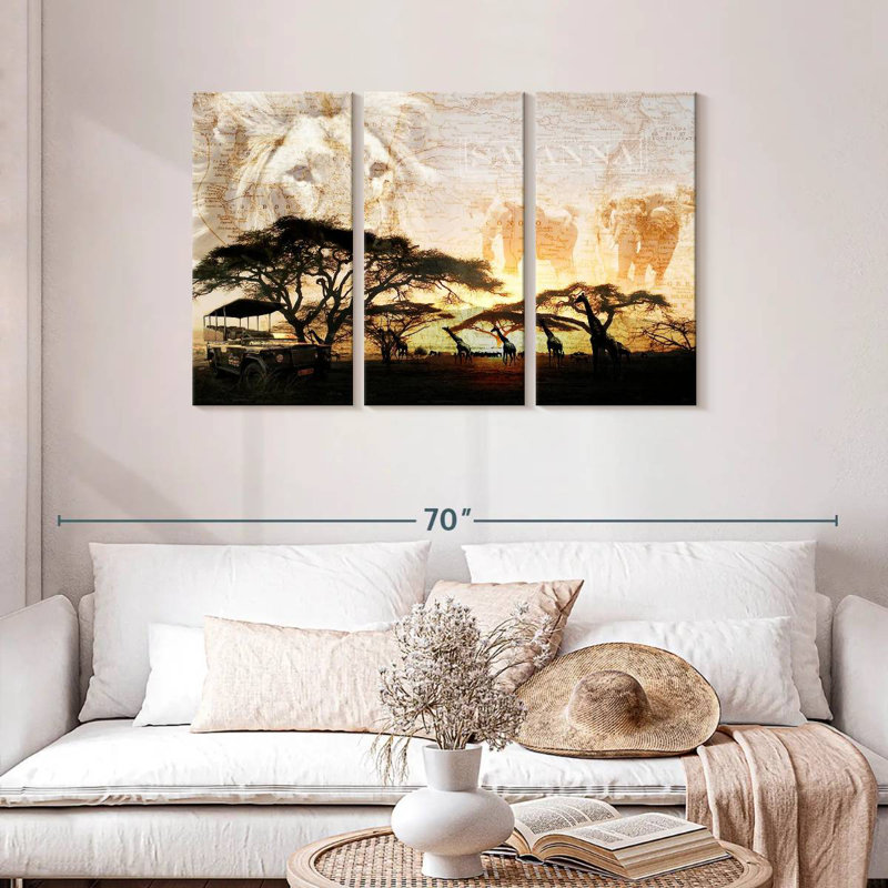Sebbie Savanna, 28" H x 45" W