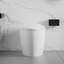Toilette intelligente avec bidet intégré, toilette intelligente une pièce, capteur de pied de siège à ouverture / fermeture automatique