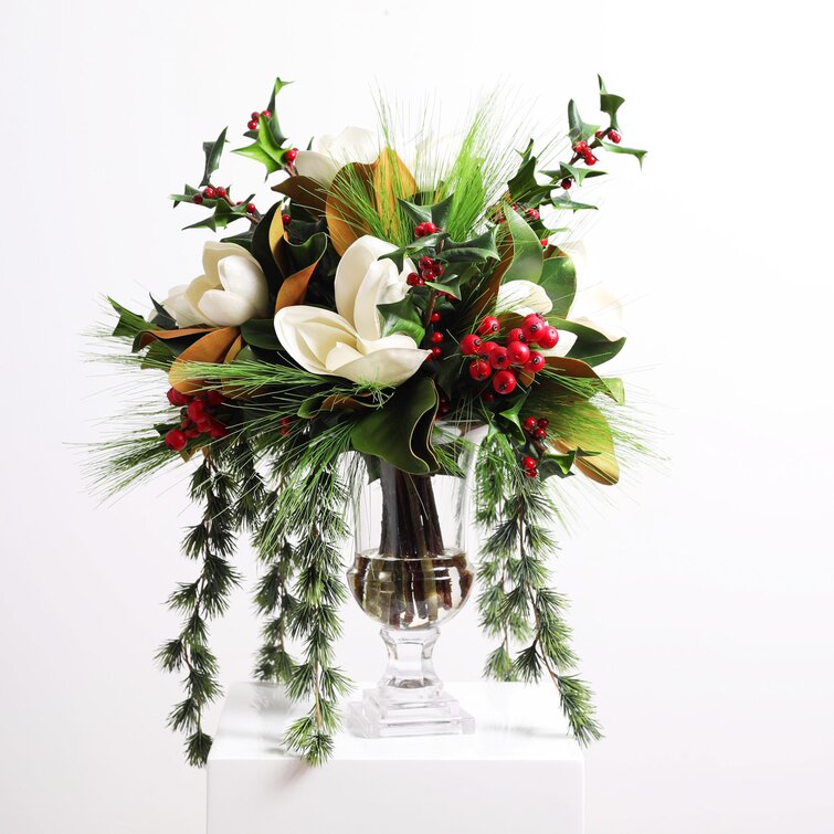 modern christmas flower arrangements