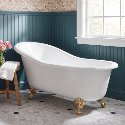 68'' x 30'' Soaking Cast Iron Bathtub