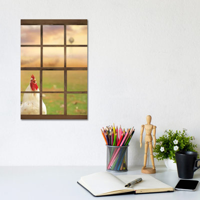 Alarm Clock by Lori Deiter - Wrapped Canvas Painting