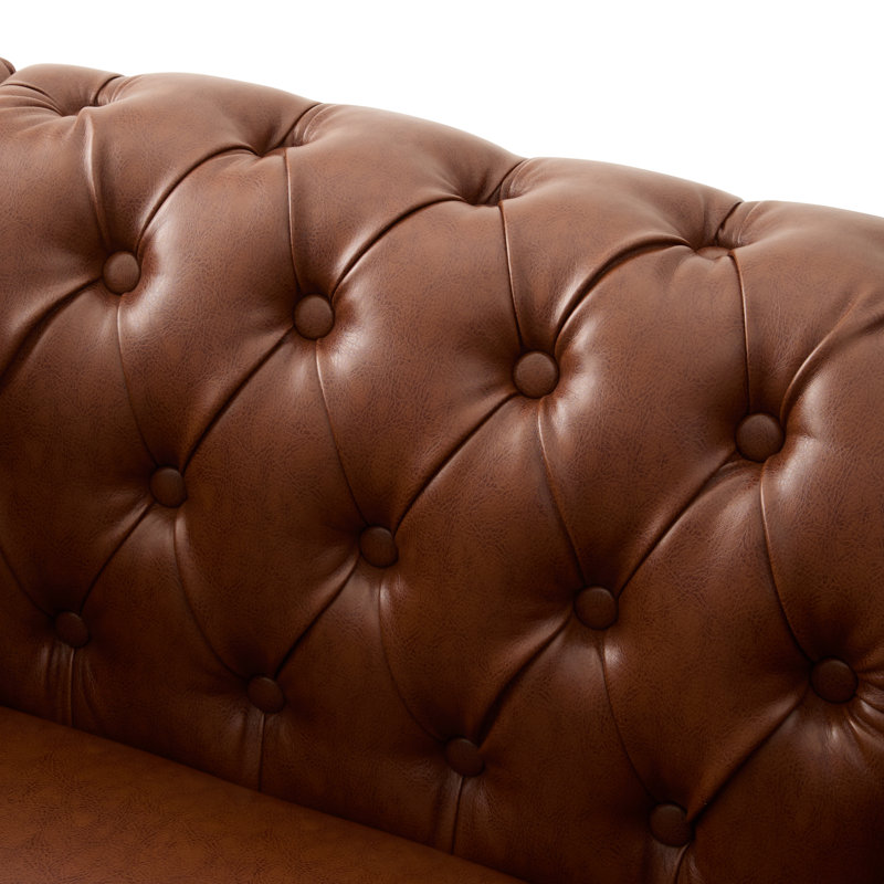 Fauteuil Chesterfield de 38,5 po de largeur