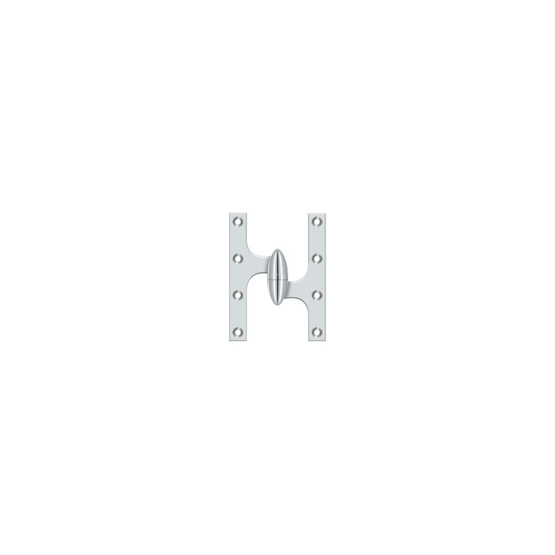 Hinge, Polished Chrome, Right Hand