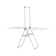 Brabantia Hangon 25 m Folding Drying Rack with Rod