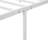 Twin Bed Frame With Headboard, Platform Bed With LED & Charging Station, The Rattan-Framed Headboard Exudes A Classical Charm, No Box Spring Needed, Noise Free, Easy Assembly, White