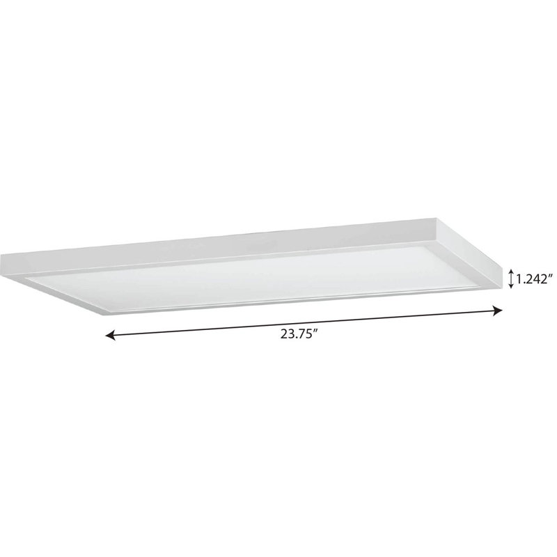 Plafonnier encastré à DEL à intensité variable 1 pi x 2 pi Arenijus