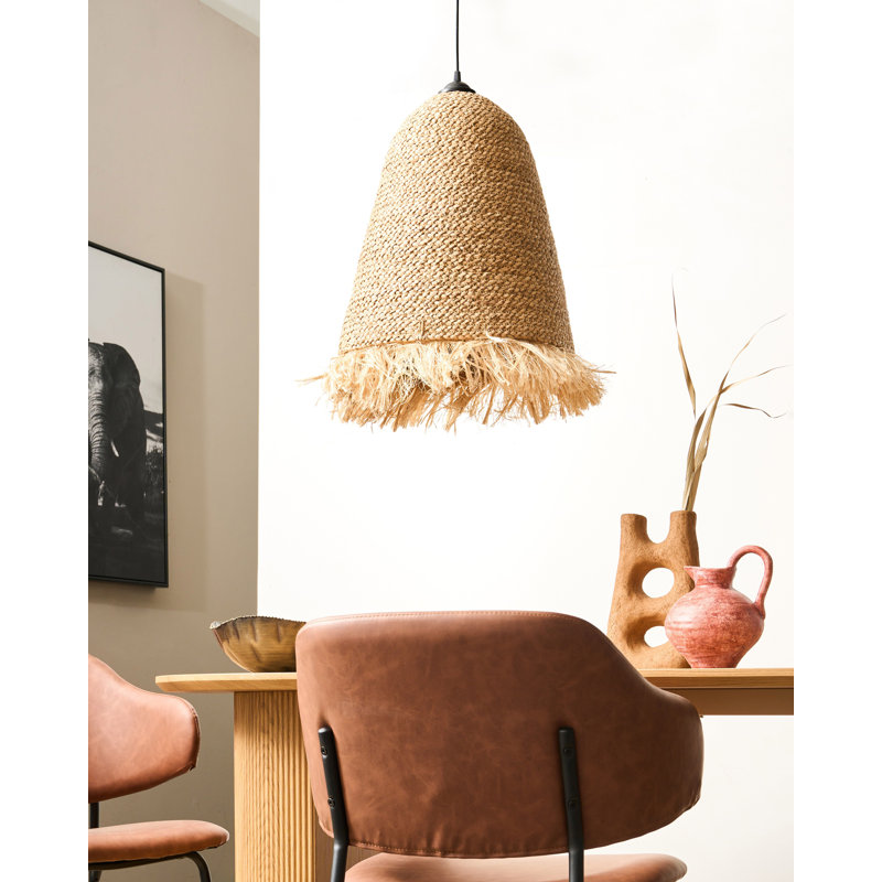 1 - Light Natural Unique/Statement Pendant