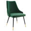 Chaise parsons capitonnée en velours-148914986