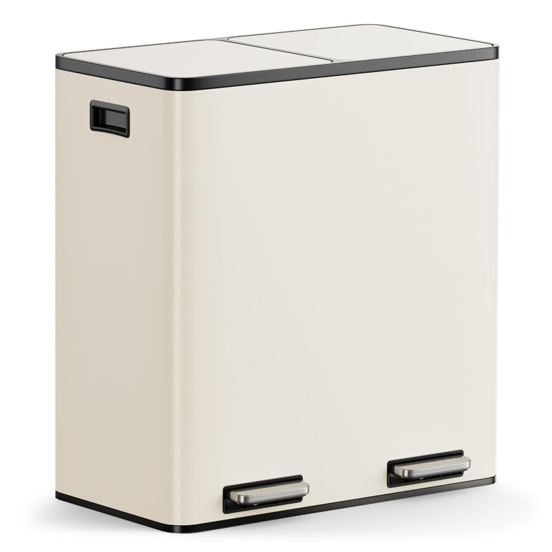 Stainless Steel Step On Waste Bin - 30L