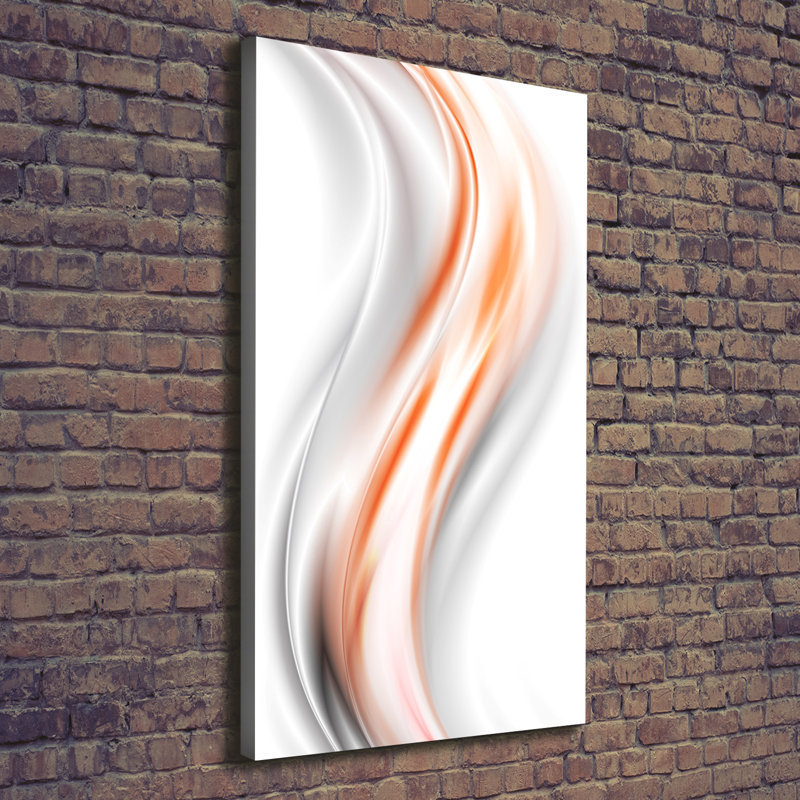 Waves Abstraction - Wrapped Canvas Print