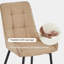 Edelgard Upholstered Metal Upholstered Back Side Chair-1529043467