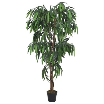 Faux Mango Tree in Pot