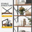 Industrial Bookcase, Corner Shelf Unit, Shelving Unit,  For Living Room, Study, Home Office-341332119