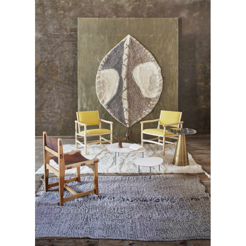 Africa Handmade Wool Area Rug, Rectangle 6'7" x 9'10"