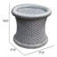 Tabouret d'appoint en rotin Grabowski-1915084091