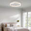 Ventilateur de plafond encastré à intensité variable de 20 po avec lumières DEL Demaury-2140420711